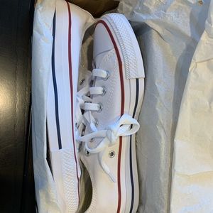 White Converse - Women’s Size 8
